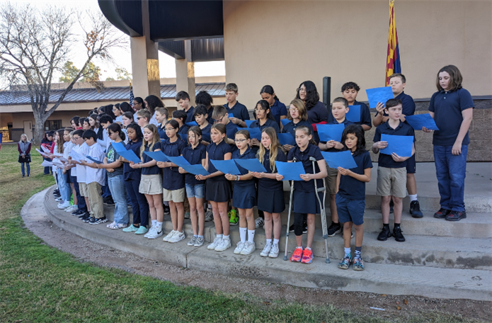  6th Grade Flag Ceremony